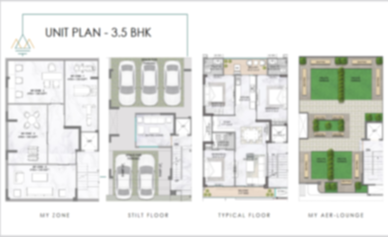 m3m antalya hills floor plan
